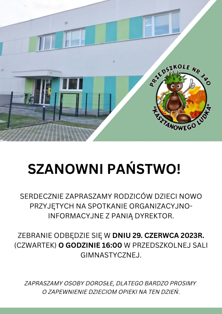 Szanowni Rodzice!
