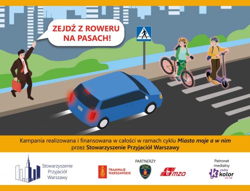 Zejdź z roweru na pasach-kampania społeczno-edukacyjna