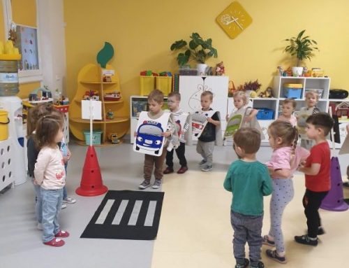 Maluchy z grupy żółtej poznają zasady ruchu drogowego