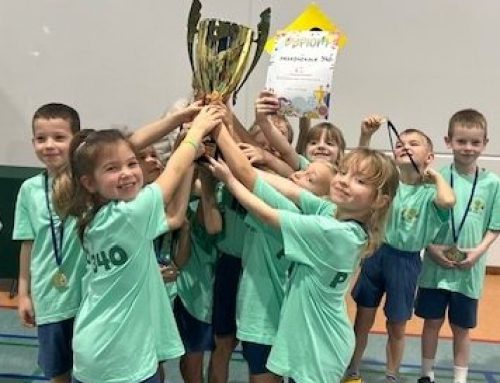 I miejsce na Olimpiadzie sportowej- grupa turkusowa i srebrna