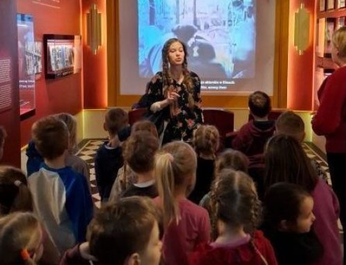 Grupa pomarańczowa w Muzeum Historii Żydów Polskich POLIN