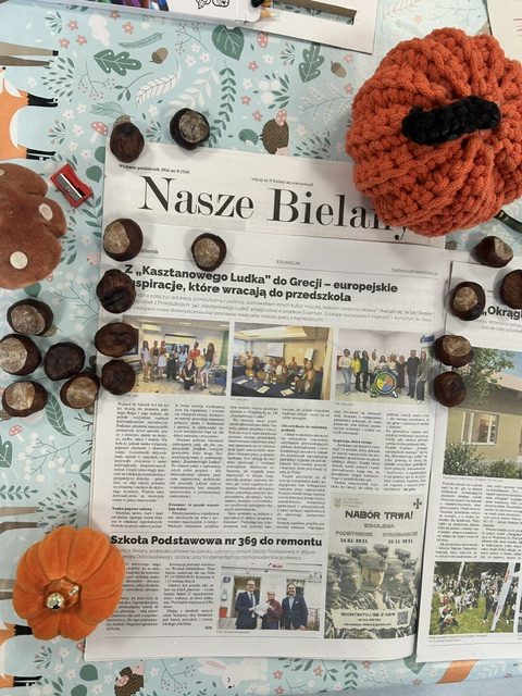 Zdjęcie artykułu opisującego wyjazd nauczycielek z P340 do Grecji w ramach Ersamus .
